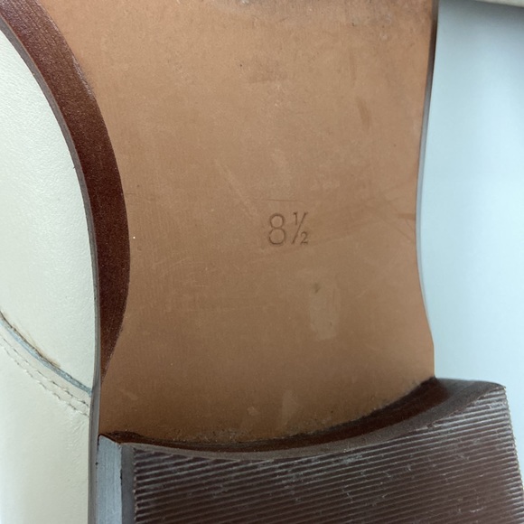 Madewell leather The Jess Oxford shoes, sold out online, neutral, size 8.5 - Picture 8 of 12